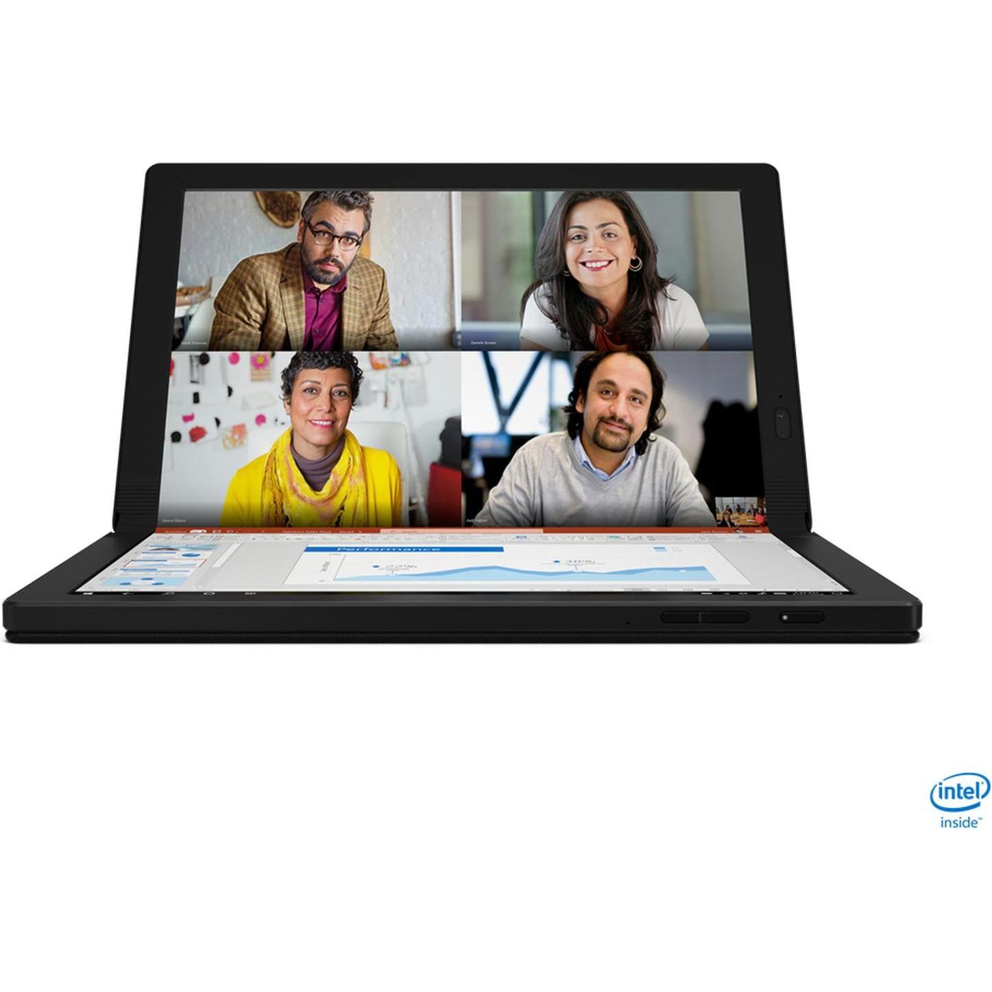 Lenovo ThinkPad X1 Fold G1 (13.30", Intel Core i5-L16G7, 8 GB, 512 GB, DE), Notebook, Schwarz