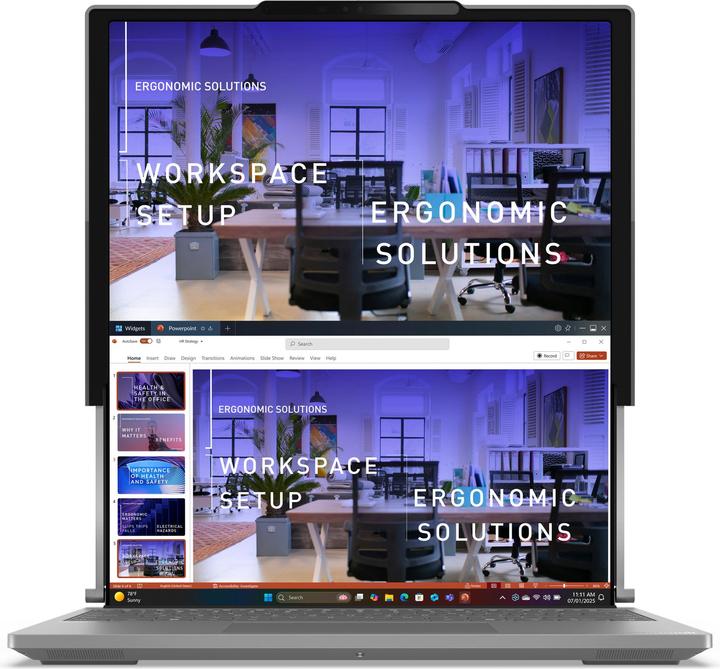 Actual product image Lenovo ThinkBook Plus Gen 6 Rollable (16.70", Intel Core Ultra 7 258V, 32 GB, 1000 GB, DE)