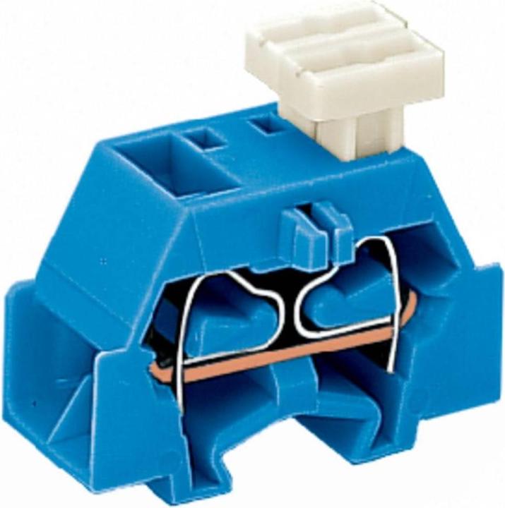 Produktbild Wago Einzelklemme 10 mm Zugfeder Belegung: N Blau 261-334/332-000 200 St. (261-334/332-000)