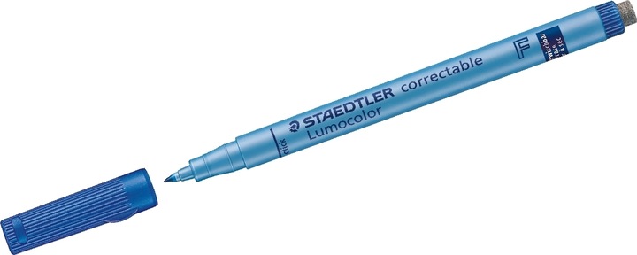 Produktbild Staedtler Lumocolor F correctable (Blau, 0.60 mm, 1 x)