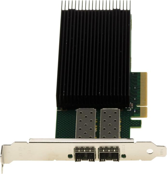 Actual product image Kalea-informatique 2-Port PCIe Fibre SFP+ LAN Controller Card with Intel Chipset - 10GbE Ethernet Network Adapter (Mini PCI Express)