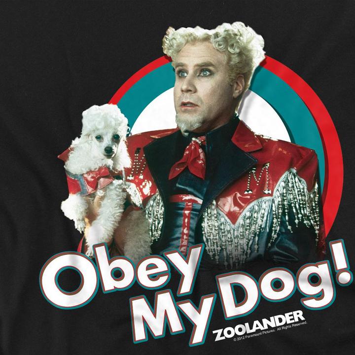 Image du produit Zoolander - T-shirt OBEY MY DOG - Homme (5XL)