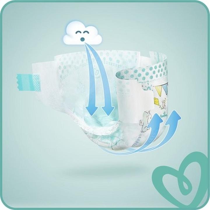 Actual product image Pampers Diapers Active Baby size 3, 6-10kg, 208pcs (Size 3, Monthly box, 208 Piece)