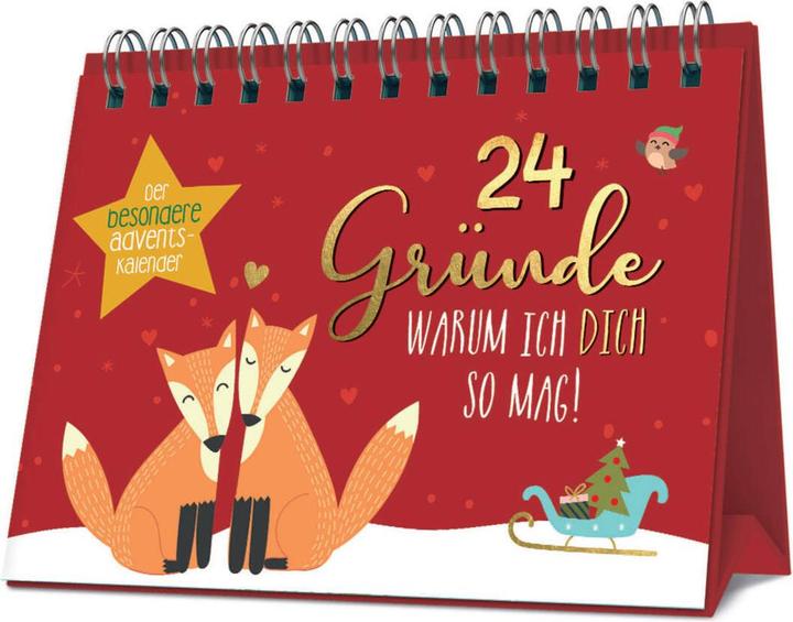 24 raisons pour lesquelles je vous aime bien. Le calendrier de l'Avent spécial