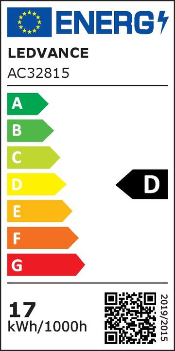 Energie-Label Osram Led Retrofit Classic Globe125 (E27, 17 W, 2452 lm, 1 x, D)