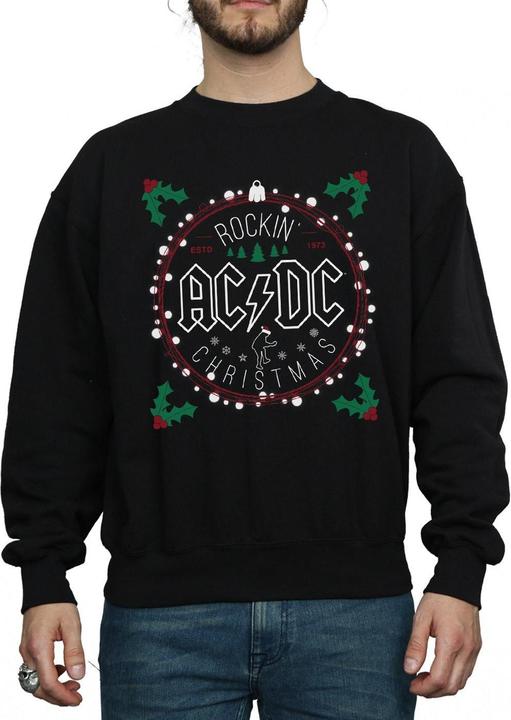 Produktbild AC/DC Weihnachten Kreis Baumwolle Sweatshir (XL)