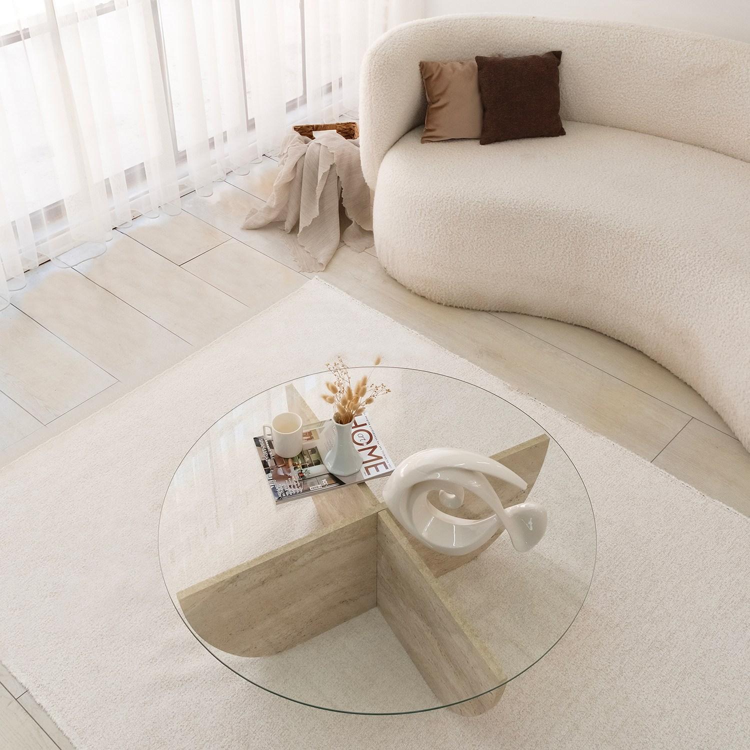 Thumbnail - Skye Decor, Couchtisch + Beistelltisch, Lily (90 x 30 x 90 cm)