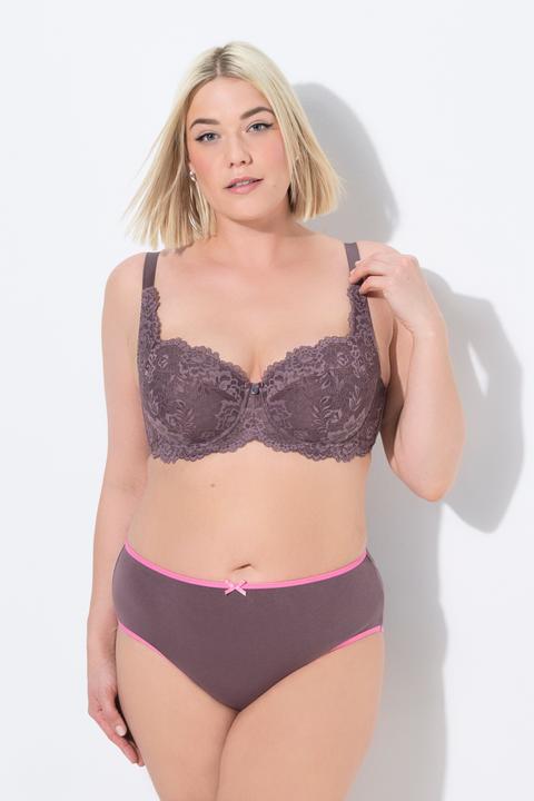 Produktbild Ulla Popken Bügel-BH, Softschalen, Balconette-BH, Spitze, Cup B - D (100 B)