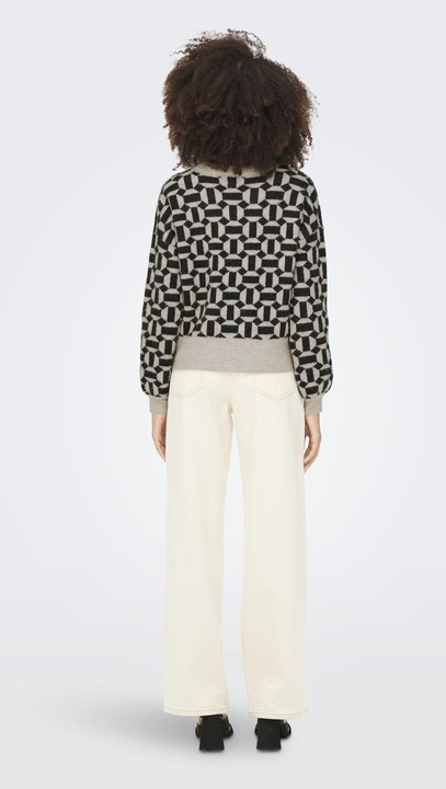 Actual product image Only Patterned knitted jumper (S)