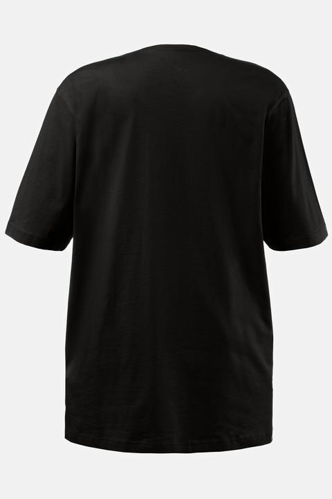 Actual product image Ulla Popken Basic V-Neck Relaxed Fit Short Sleeve Tee (48)