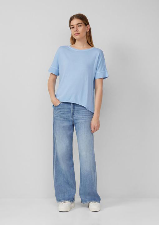 Produktbild S.Oliver T-Shirt Gewaschenes T-Shirt mit Ziernähten im Relaxed Fit (36)