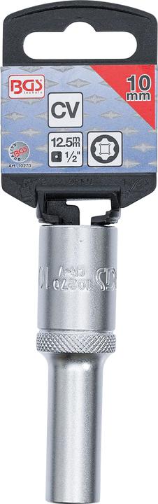 Produktbild BGS Steckschlüssel-Einsatz Super Lock, tief Antrieb Innenvierkant 12,5 mm (1/2") SW 10 mm (10 mm)