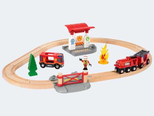 Actual product image Brio Railway fire brigade set