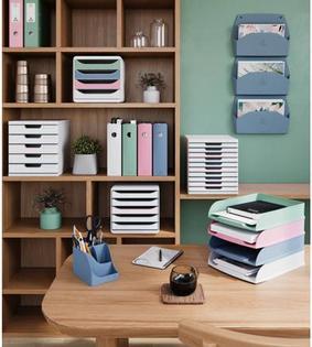 Image du produit Exacompta Wandprospekthalter horizontal, 1 Fach, 72x382x289 mm, AutentiK (A4)