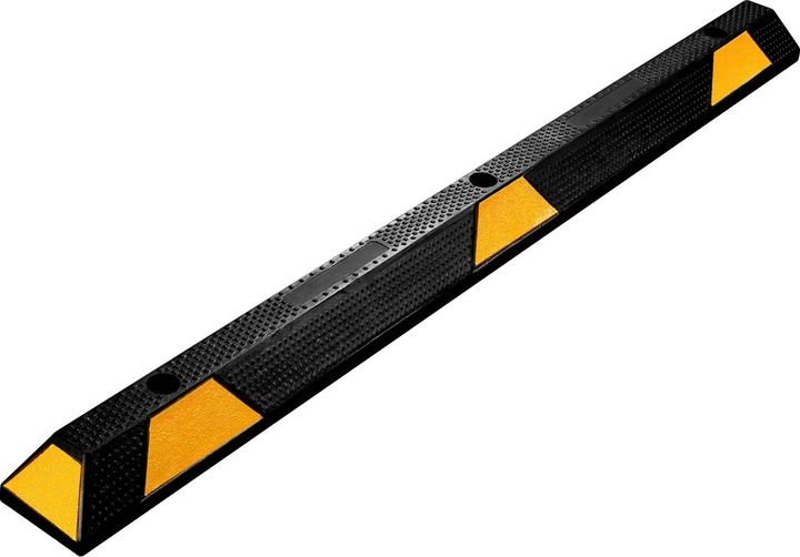 Produktbild Wiltec Radstopper 165x15x10cm Einparkhilfe Gummi Anfahrschutz Parkhilfe Garage