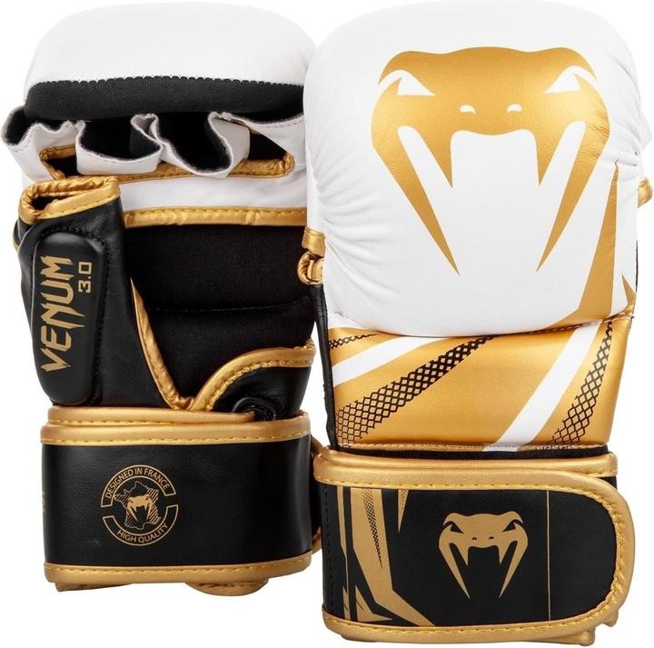 Image du produit Venum Challenger 3.0 Sparring Gloves - White/Black-Gold (8 OZ, S)