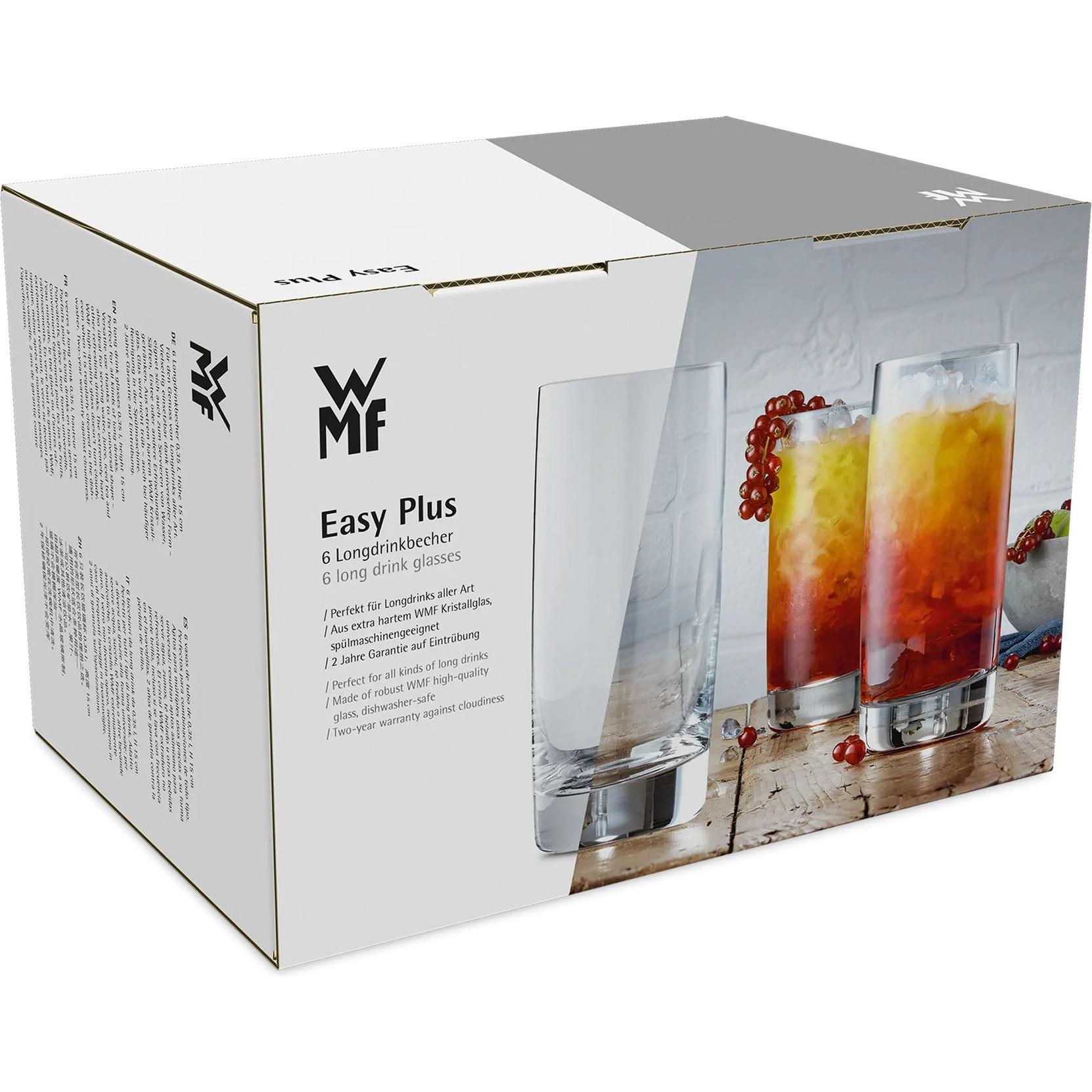Thumbnail - WMF Longdrinkgläser Set 6tlg Cocktailglas 350ml Kristallglas Easy bruchsicher, Cocktailgläser, Transparent