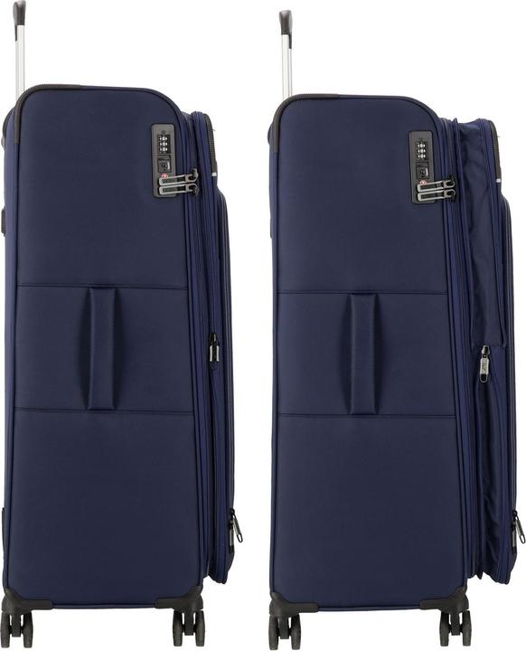 Immagine prodotto D&N Travel Line 9504 Carrello a 4 ruote L 76 cm con piega ad espansione (102 l)