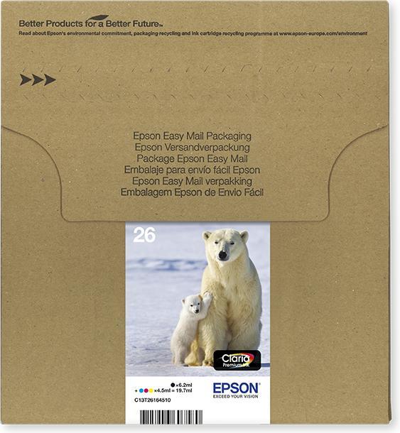 Produktbild Epson MULTIPACK 4-COLOURS 26 CLARIA (BK, C, M, Y)