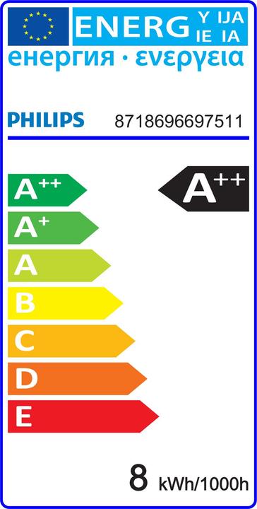 Energie-Label Philips Master Tube (G13, 1050 lm, 1x)