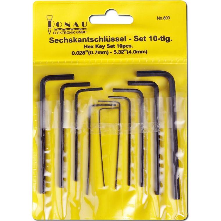 Donau, Sechskantschlüssel, Innensechskantschlüsselsatz