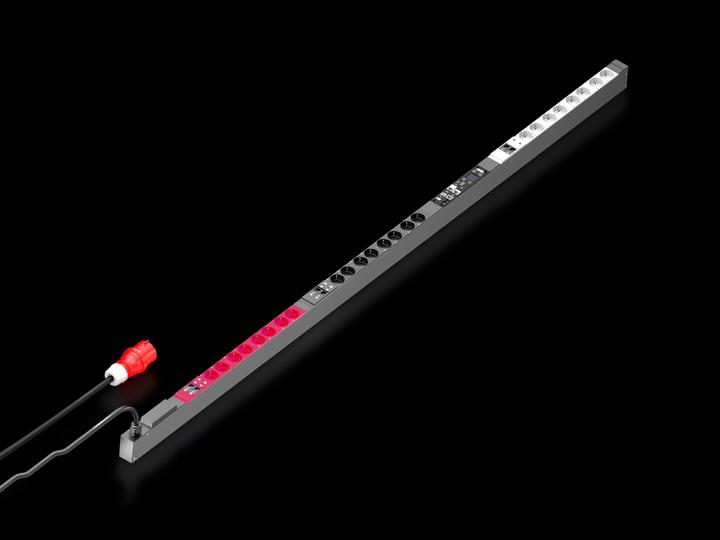 Produktbild Rittal 7979334 PDU switched 32A/3P CEE 24xCEE7/3 Schuko PDU Basic Stromverteilung
