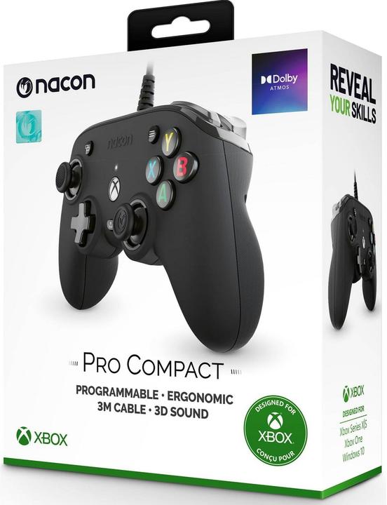 Productafbeelding Nacon Gaming Pro Compact Controller (PC, Xbox One S, Xbox One X, Xbox Series S, Xbox Series X)