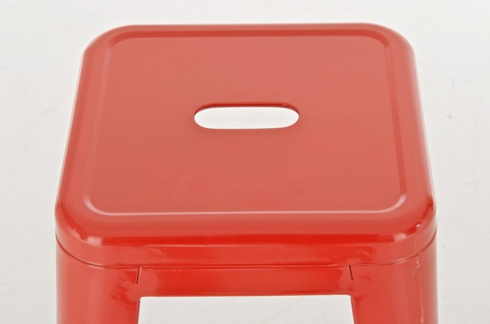 Produktbild CLP 2er Set Barhocker Joshua, rot
