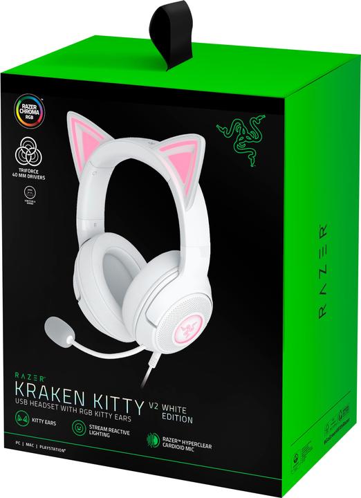 Productafbeelding Razer Kraken Kitty V2 - White (Bedraad)