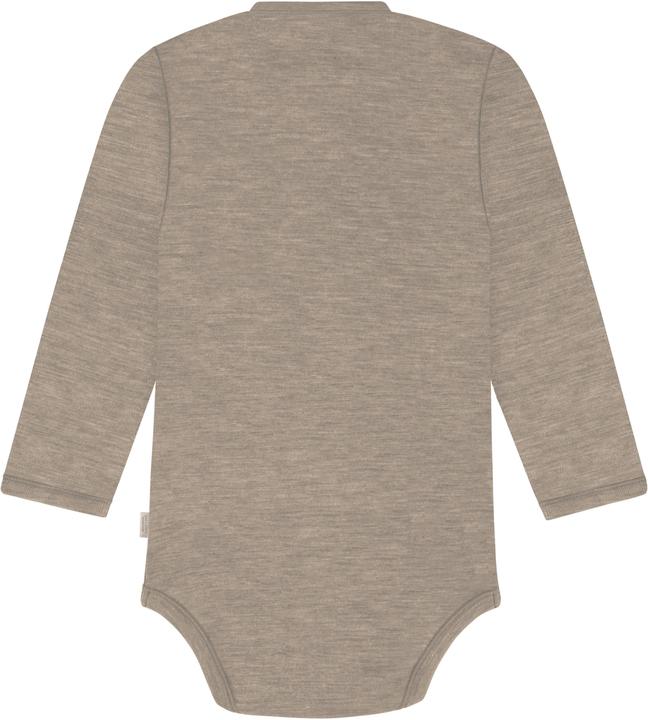 Actual product image Normani Merino baby bodysuit long-sleeved wrap-around body made from merino wool - 9341 (74)