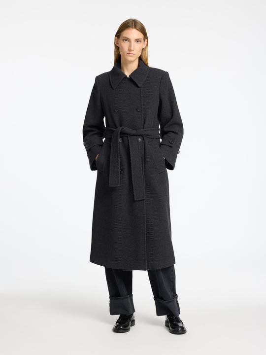 Produktbild Selected Femme Wollgemisch Gürtel Trenchcoat (38)