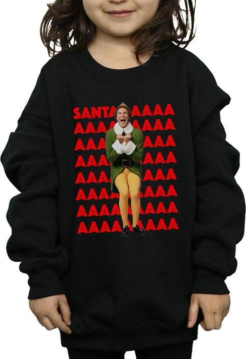 Produktbild Elf Buddy Santa Scream Sweatshirt Mädchen (116)