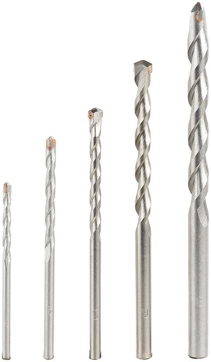 Immagine prodotto AGT Set di punte da trapano 15 pezzi con punte per metallo HSS, punte per legno e pietra (3, 4, 5, 6, 8 mm)