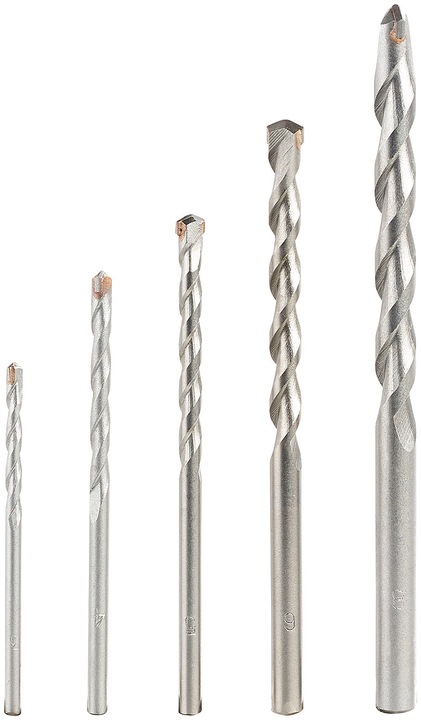 Produktbild AGT Bohrer-Set 15-tlg. mit HSS-Metallbohrer, Holz- & Steinbohrer (3, 4, 5, 6, 8 mm)