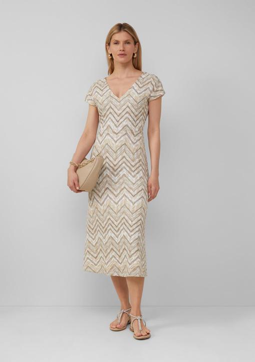 Immagine prodotto S.Oliver Kleid Antailliertes Midikleid aus Strickjersey mit V-Ausschnitt (46)