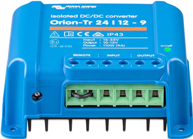 Productafbeelding Victron Energy Converter Orion-Tr 24/12-9A 110 W 12 V - 12,2 V