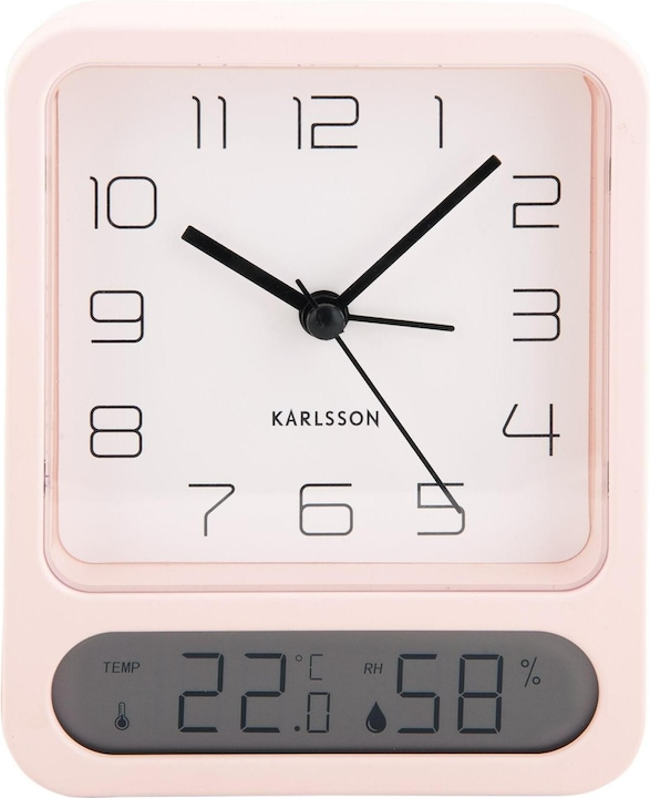 Produktbild Karlsson Digitalwecker Duo Soft pink