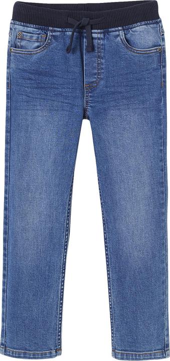 Actual product image Vertbaudet The UNVERWÜSTLICHE, robust boys' jeans with stretch waistband WATERLESS (98)