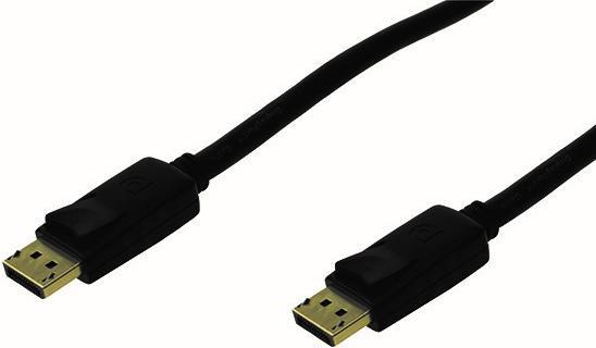 Produktbild Bachmann Displayport Kabel schwarz mit 3.0m Stecker/Stecker - 3 m - DisplayPort - Display (3 m, DisplayPort)