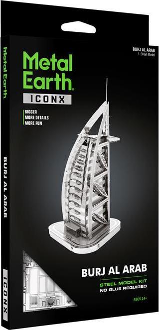 Actual product image Metal Earth Burj Al Arab
