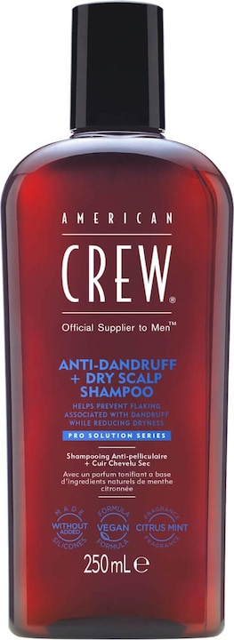 American Crew Anti-Dandruff+ Dry-Scalp (250 ml, Flüssiges Shampoo)
