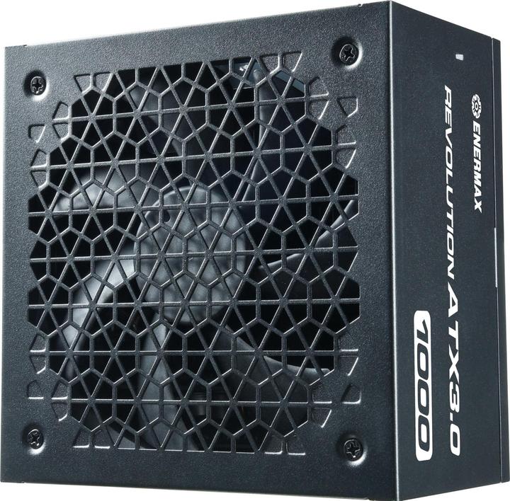 Image du produit Enermax REVOLUTION ATX3.0 Enthusiast Gaming Streaming ATX PSU 1000W 80Plus Gold PCIe 5.0 Ready Full- (1000 W)
