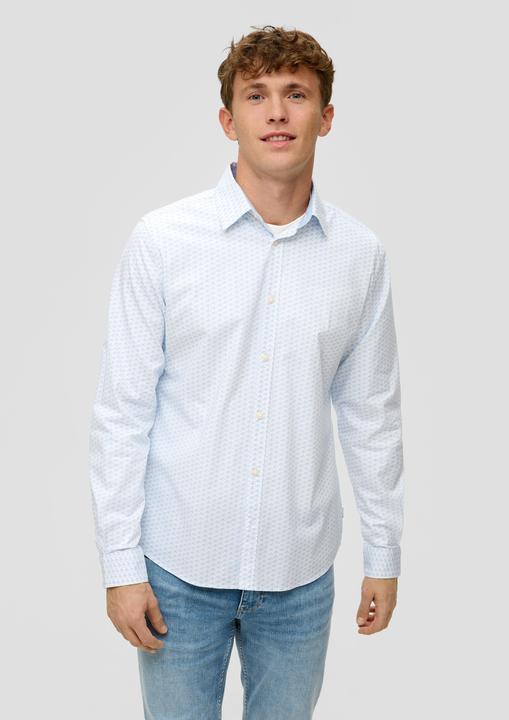 Immagine prodotto s.Oliver Hemd Slim: Langarmhemd aus Baumwollmix (M)