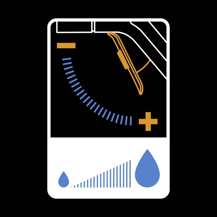 Produktbild Fiskars Sprühpistole, 3 Funktionen, Stufenlos regelbarer Durchfluss, Mit Frontregler und Ein/Aus-Ver