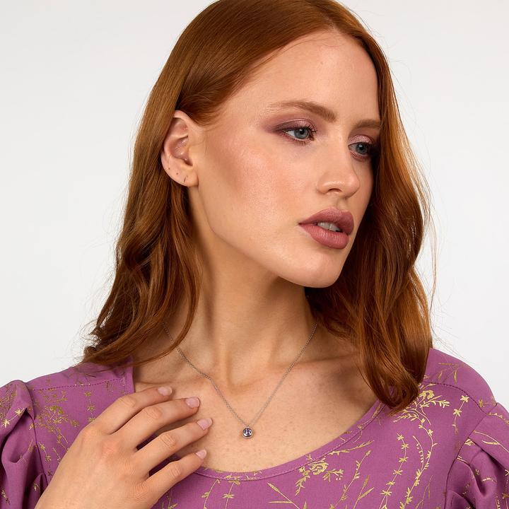 Immagine prodotto Morellato - Charming Silver Necklace with Amethyst Semipreziose SAXN07 (Argento 925)