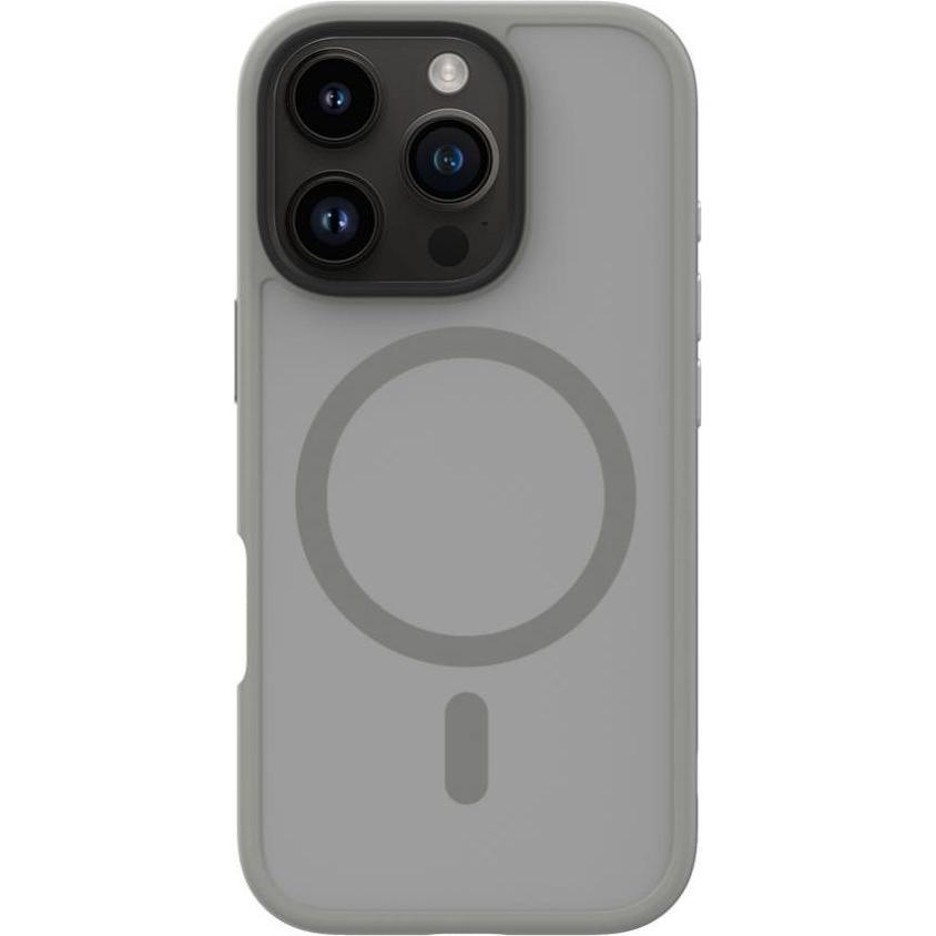 Evelatus Custodia iPhone 16 Pro Hybird con Magsafe PC+TPU (Apple iPhone 16 Pro), Cover smartphone, Argento