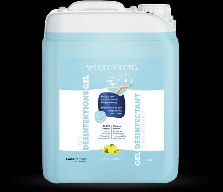 Produktbild Wiesenberg Hand Desinfektionsgel Fresh Lemon Gel (5000 ml)