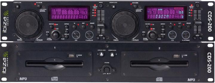 Produktbild Ibiza CDS200 DJ Doppel CD Player