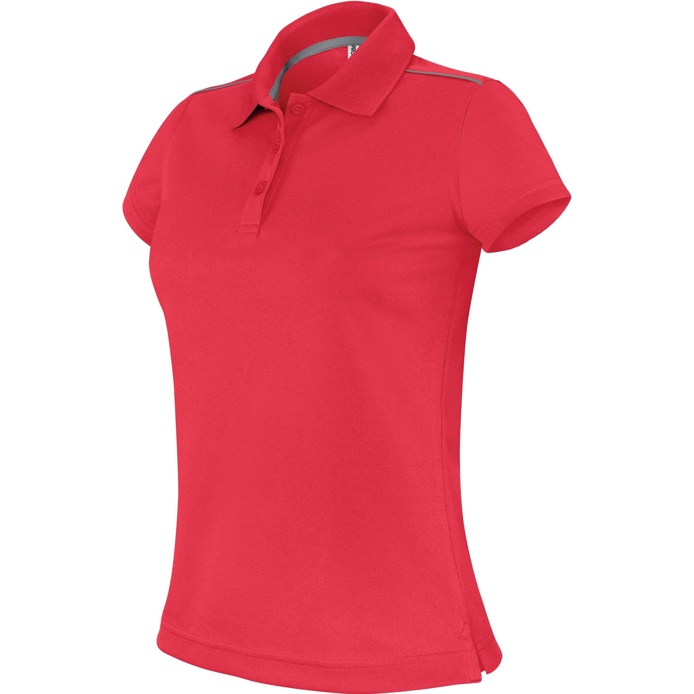 Thumbnail - Proact, Damen, Shirt, Damen Polo mit kurzen Ärmeln, Blau, (XL)