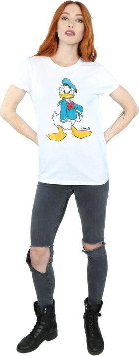 Immagine prodotto Disney Maglietta Boyfriend in cotone di Paperino arrabbiato (M)